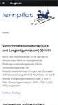Mobile Screenshot of lernpilot.ch